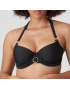 PrimaDonna Bikini Top Solta 4010110, Σουτιέν Μαγιό για μεγάλο στήθος με χρυσοκλωστή ΜΑΥΡΟ